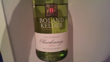 VinoTip - Boland Kelder Five Climates Chardonnay (2013), Zuid-Afrika